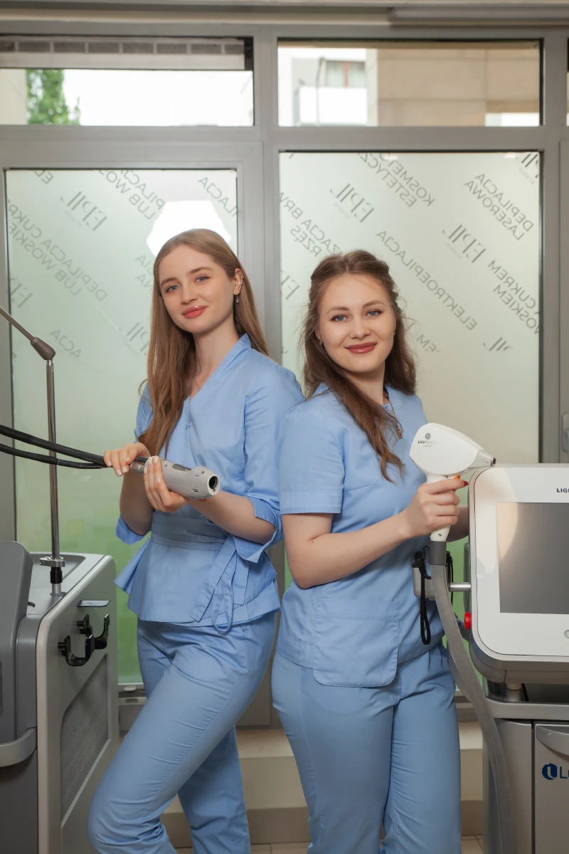 Specjaliści EPIL STUDIO korzystający z nowoczesnych laserów